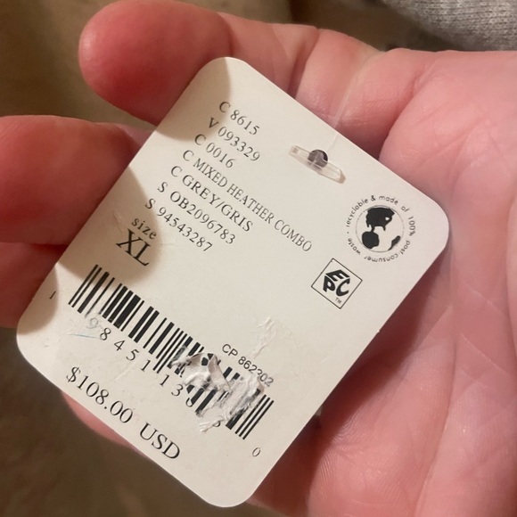 Free People Making It Pullover XL Color: Mixed Heather Combo - Picture 4 of 6